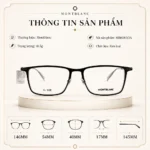 Gọng Kính MontBlanc MB0285OA – Tem Chính Hãng Vina Optic, Made In Italy, Full Box