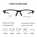 Gọng Kính Outdo Sports GT62034 – Tem Chính Hãng 101