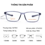 Gọng Kính Outdo Sports GT62052 – Tem Chính Hãng 101