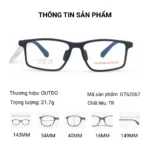 Gọng Kính Outdo Sports GT62067 - Tem Chính Hãng 101