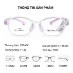 Gọng Kính Trẻ Em Exfash Kids Playfit EF45443 - Tem Chính Hãng 101
