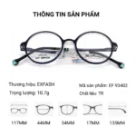 Gọng Kính Trẻ Em Exfash Kids Playfit EF93402 - Tem Chính Hãng