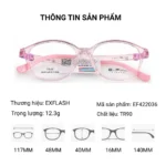 Gọng Kính Trẻ Em Exfash Kids Playfit EF422036 – Tem Chính Hãng 101