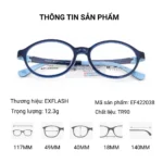 Gọng Kính Trẻ Em Exfash Kids Playfit EF422038 – Tem Chính Hãng 101