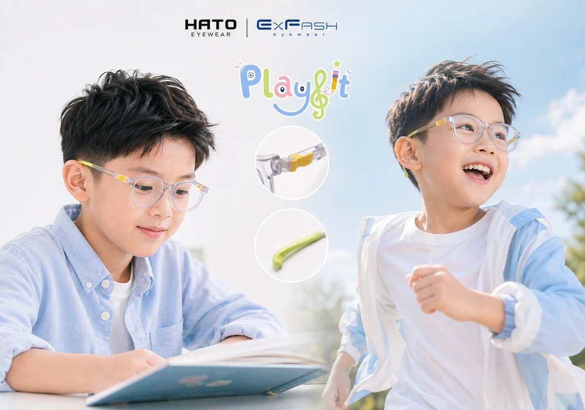 Gọng kính kiểm soát cận thị trẻ em Exfash Playfit