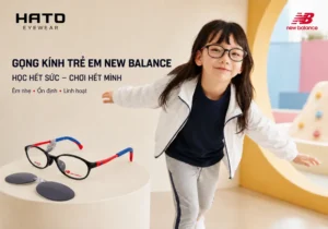 Gọng kính trẻ em New Balance ELOCK dành cho bé năng động.