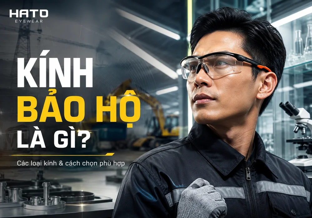Kính bảo hộ là gì và các loại kính bảo hộ phù hợp cho môi trường làm việc kỹ thuật tại Hato Eyewear