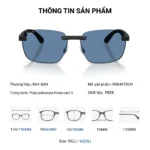 Kính Mát Rayban 0RB4470CH Polarized S – Tem Chính Hãng Luxottica, Kích Hoạt Code Bảo Hành