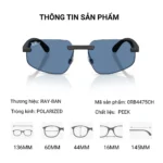 Kính Mát Rayban 0RB4475CH Polarized S – Tem Chính Hãng Luxottica, Kích Hoạt Code Bảo Hành