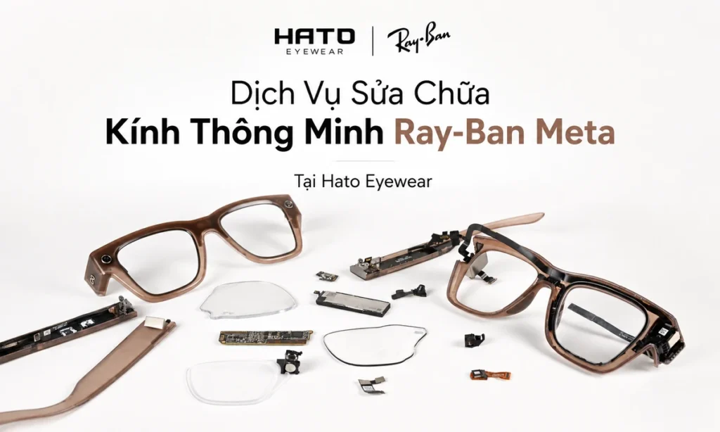 Dịch vụ sửa chữa kính thông minh Ray-Ban Meta tại Hato Eyewear