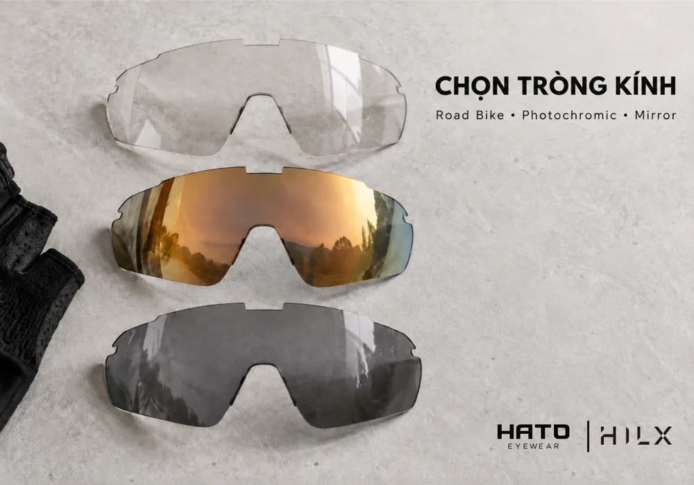 Tròng kính HILX đạp xe Road Bike và Photochromic