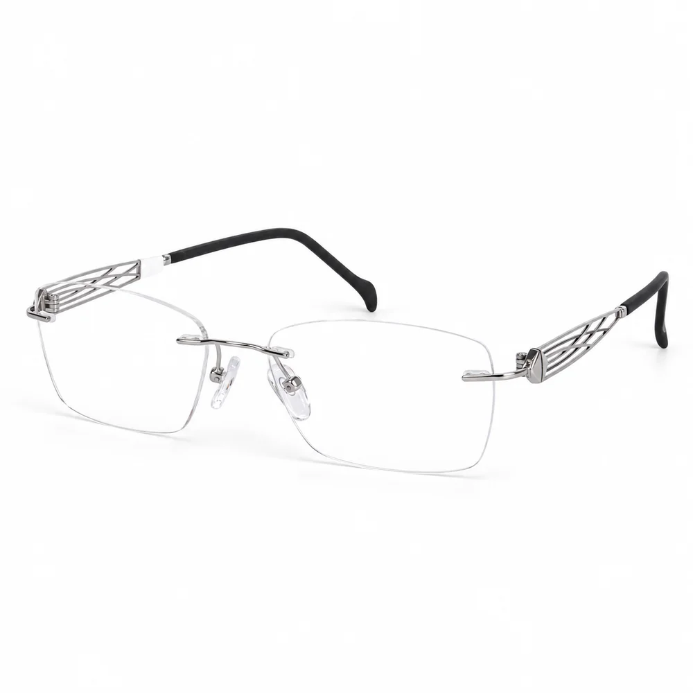 Gọng kính không viền STEPPER SI-97019 Titanium chính hãng