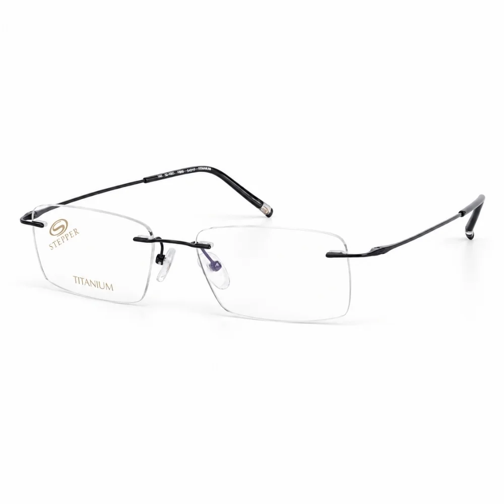 Gọng kính không viền Stepper SL-4001 Titanium góc nghiêng