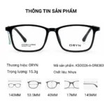 Gọng kính ORYN KS0026-A-OR8383