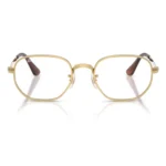 Gọng kính Ray-Ban 0RX6559 vàng nhìn chính diện