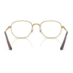 Gọng kính Ray-Ban 0RX6559 vàng nhìn từ trên