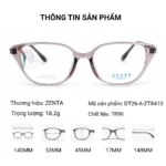 Gọng Kính Mắt Mèo ZENTA DT26-A-ZT8410