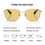 Kính Mát Burberry 0BE3171 - Tem Chính Hãng Luxottica, Kích Hoạt Code Bảo Hành
