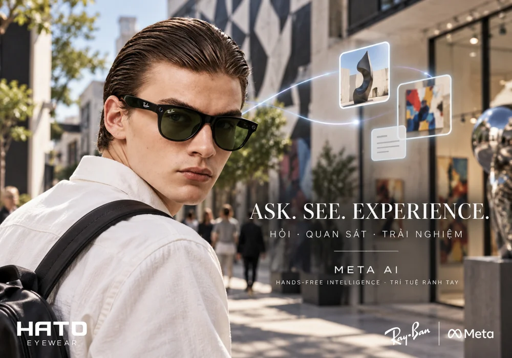 Meta AI trên Ray-Ban Meta Gen 3 hỗ trợ trải nghiệm rảnh tay trong đời sống hằng ngày