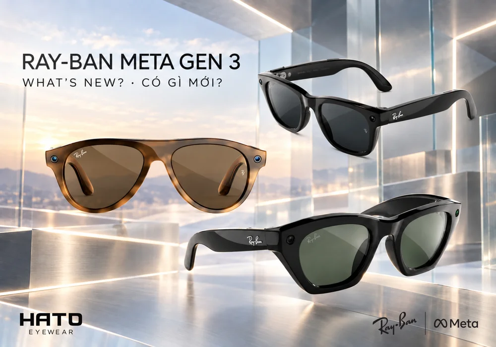 Ray-Ban Meta Gen 3 có gì mới với ba kiểu dáng Wayfarer, Aviator và Zena