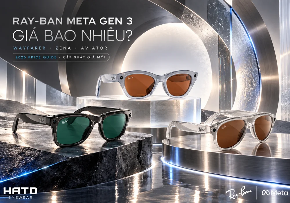 Ray-Ban Meta Gen 3 giá bao nhiêu Wayfarer Zena Aviator