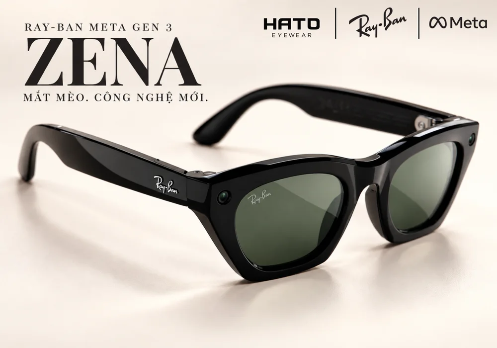 Chi tiết thiết kế càng kính Ray-Ban Meta Gen 3