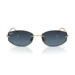 Kính mát Ray-Ban 0RB3792 không viền vàng Arista tròng nâu chuyển màu