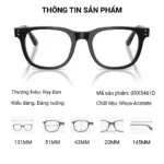 Gọng kính Ray-Ban 0RX5461D gọng vuông Acetate chính hãng