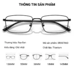 Gọng Kính Ray-Ban 0RX8786D Titanium chính hãng
