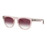 Kính mát Ray-Ban 0RB2237 gọng hồng trong suốt tròng tím gradient