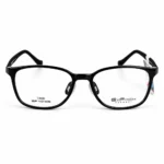 Gọng kính Exfash EF45405 chữ nhật bo góc màu đen TR90 chính hãng