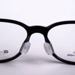 Gọng kính Exfash EF45405 chữ nhật bo góc màu đen TR90 chính hãng