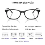 Gọng Kính Ray-Ban 0RX7274 Chính Hãng Luxottica