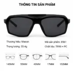 Gọng kính thể thao Mason 8561 kèm kẹp Polarized chống UV