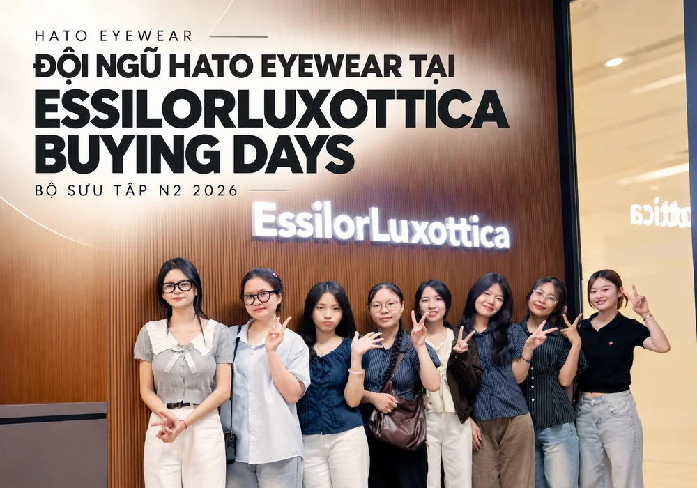 Đội ngũ HATO Eyewear tại EssilorLuxottica Buying Days N2 2026