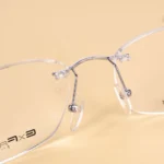 Kính không gọng Exfash EF85251T Titanium chính hãng