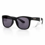Kính mát Exfash EF16724 dáng vuông gọng đen TR90 thời trang Unisex