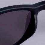 Kính mát Exfash EF16724 dáng vuông gọng đen TR90 thời trang Unisex