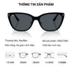 Ray-Ban 0RB3798D Kính Mát Chính Hãng Luxottica