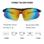 Kính Thể Thao Fulcrum F0089 Bộ 5 Lens