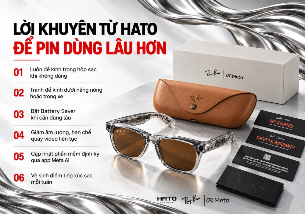 Pin Ray-Ban Meta Nhanh Hết?