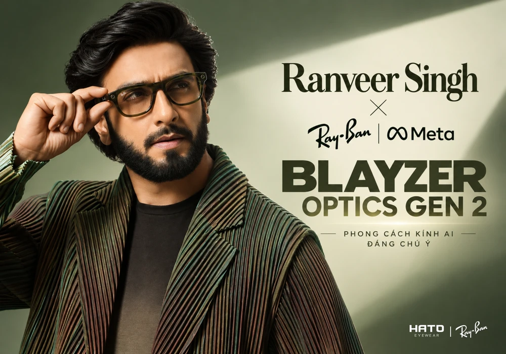 Ray-Ban Meta Blayzer Optics Gen 2 Shiny Transparent Dark Olive
