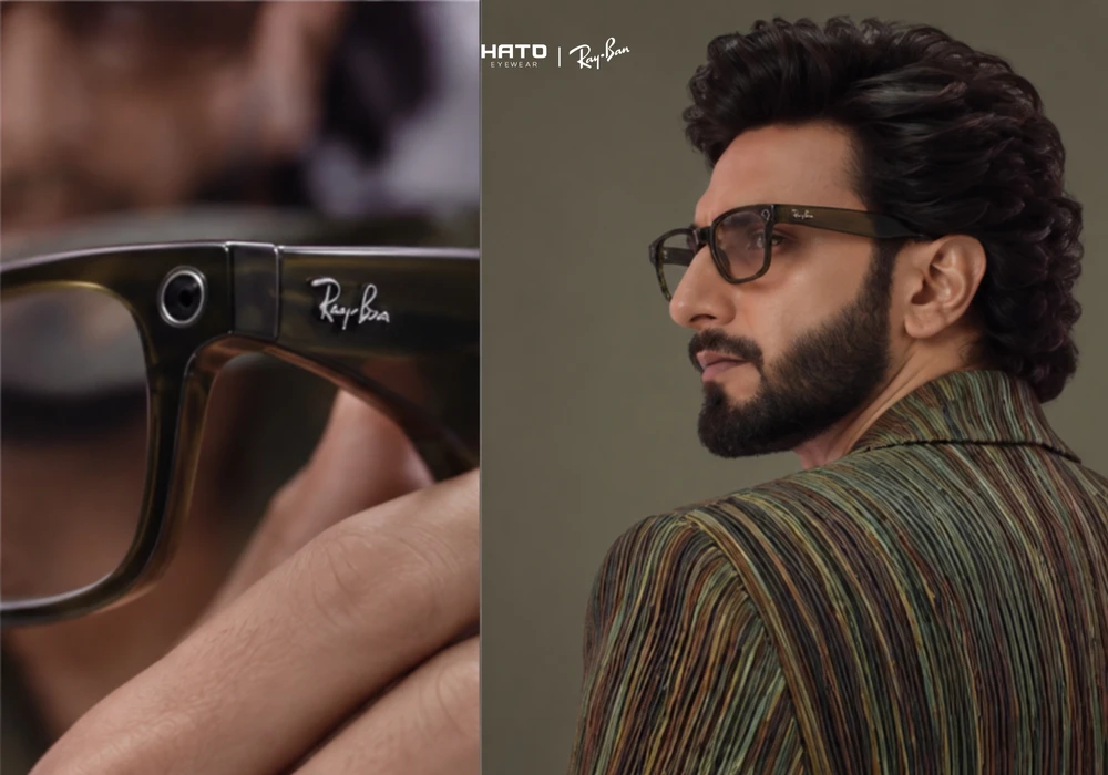Ray-Ban Meta Blayzer Optics Gen 2 Shiny Transparent Dark Olive