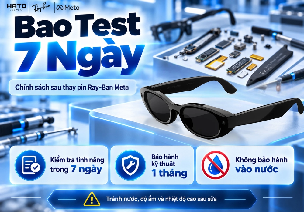 Dịch Vụ Thay Pin Ray-Ban Meta Giá Tốt Tại Hato